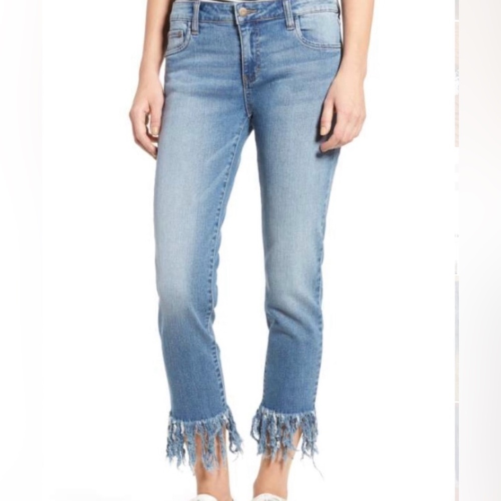 Sun & Shadow 30 Frayed Fringe Jeans Bloomingdales